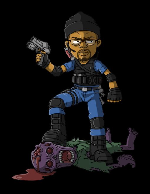 Agent Demetrius Stone (Professional Zombie Exterminator) PVC Patch