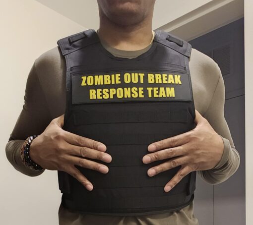 #ZORT - Zombie Outbreak Response Team Yellow PVC Patch