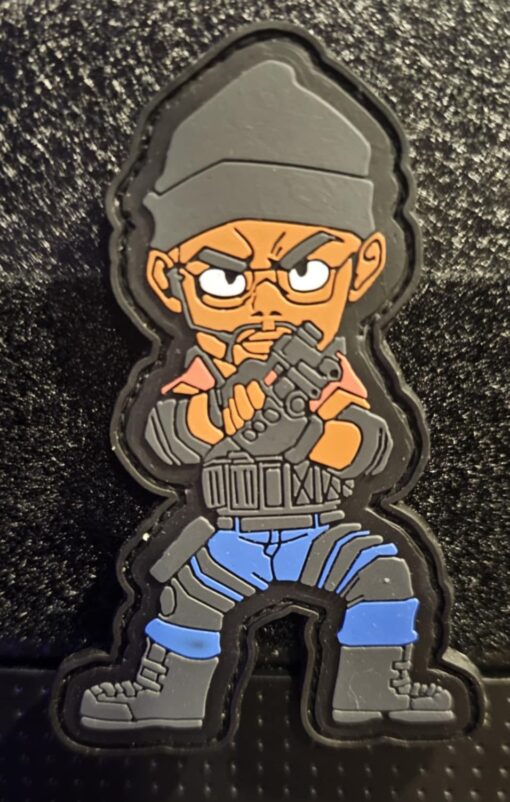 Agent Demetrius Stone (Blazin' Zombie Exterminator) PVC Patch (Copy)