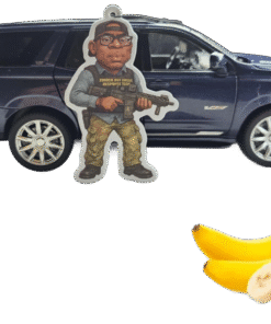 Zombie Head Hunter Car Air Freshener (Banana)