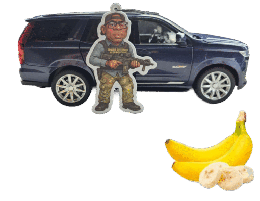 Zombie Head Hunter Car Air Freshener (Banana)