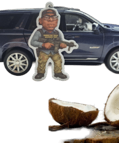 Zombie Head Hunter Car Air Freshener (Coconut)