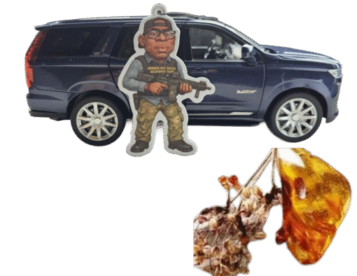 Zombie Head Hunter Car Air Freshener (Musk)